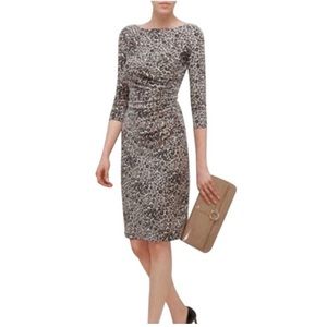 L.K. Bennett animal print dress, size US 6